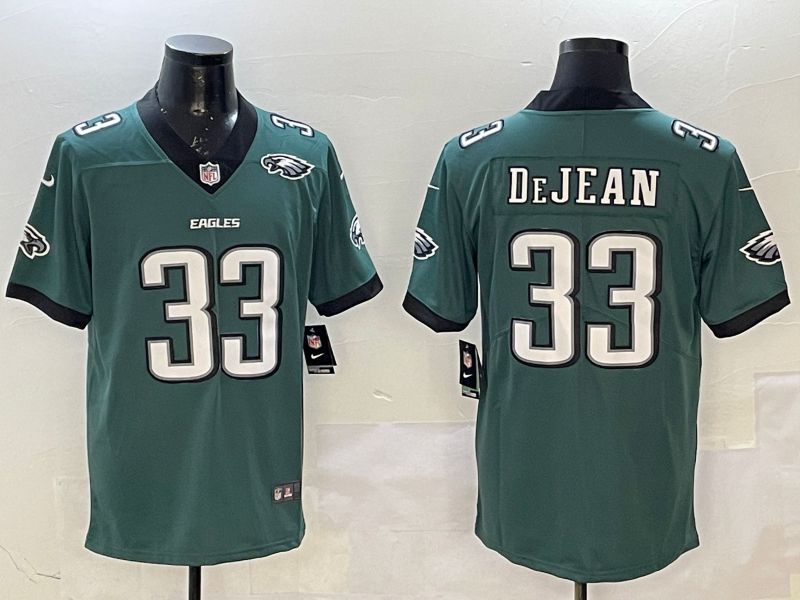 Men Philadelphia Eagles #33 Dejean Green Second generation 2025 Nike Limited NFL Jersey style 5->philadelphia eagles->NFL Jersey